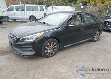 2017 Hyundai Sonata Sport z USA, uszkodzony, nr VIN 5NPE34AF3HH450196